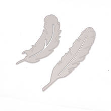 Feather Die Cut Metal Cutting Dies Scrapbooking Album Craft for Card Making Decoration Embossing Stencils New 2022 2024 - buy cheap