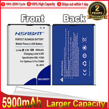 HSABAT 5900mAh Battery for LG Optimus G Pro F240/K E980 E988 E940 F310 D684 F240S F240L Pro 2 F350/S/L/K D838 BL-48TH BL-47TH 2024 - buy cheap
