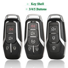 Bilchave 5pcs 3/4/5BT Remote Car Key Shell Case Fob For Ford Edge Explorer Fusion 2015 2016 2017 M3N-A2C31243300 Replacement 2024 - buy cheap