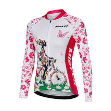 Mieyco-Camiseta de manga larga de ciclismo para mujer, maillot reflectante, transpirable, para ciclismo de descenso, MTB, 2019 2024 - compra barato