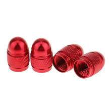 4x Aluminum Bullet Style Rim Valve/Wheel Air Port Cover Stems Cap Red 2024 - buy cheap