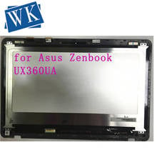 Pantalla LCD B133HAN02.7, montaje de digitalizador con pantalla táctil para Asus Zenbook UX360C UX360CA con marco FP-ST133SI000AKM-01X 2024 - compra barato