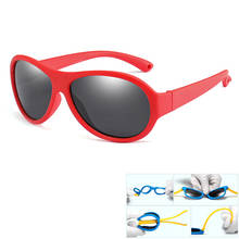 Gafas de sol polarizadas ovaladas para niños y niñas, lentes infantiles a la moda, UV400 2024 - compra barato