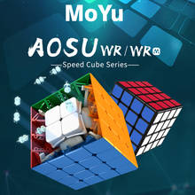 Магнитный куб MoYu AoSu WR M 4x4x4, наклейки AoSu GTS2 M AoSu WR M 4x4, скоростной волшебный кубик, подарок, детские игрушки для детей 2024 - купить недорого