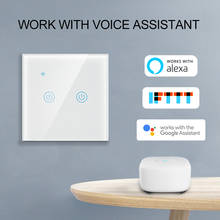 2Gang EU Standard Smart Switch WiFi RF433 Smart Wall Switch Smart Life Tuya Remote Control Work with Alexa and Google Assistant 2024 - buy cheap