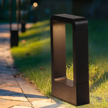 Водонепроницаемый светодиодный садовый светильник с COB матрицей, современная алюминиевая лампа для газона, уличный фсветильник рь для двора, виллы, дорожек, ландшафта, 10 Вт 2024 - купить недорого