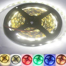 Tira de luces LED Flexible, 12V de CC, 1M, 5M, SMD 5050, RGB, 300, resistente al agua, 3M 2024 - compra barato