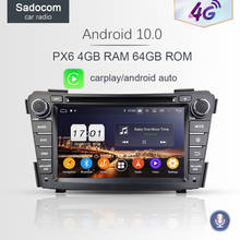 Reproductor de DVD para coche, dispositivo PX6 DSP Android 9,0 para Hyundai I40 2011-2013 2014 Octa Core 4GB RAM, GPS Glonass Navi, autorradio 4G 2024 - compra barato