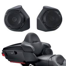 Altavoces traseros de 6-1/2 pulgadas para motocicleta, para Harley Touring Tour Pak Road King Glide 2014-2020 2018 2019 negro 2024 - compra barato