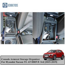 Caja de almacenamiento para reposabrazos central, organizador de accesorios  para coche, para Peugeot 5008, 2017, 2018