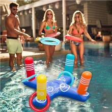 Inflatable Cross Ring Toss Game Swim Pool Fun Toys For Adult and Children Summer Water Beach Party Props Plaything Air Mattress 2024 - buy cheap