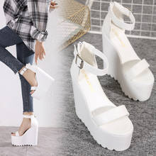 Zapatos cómodos para mujer, sandalias femeninas de tacón de bloque, zuecos de cuña, sandalias sexys cómodas, 2020 2024 - compra barato