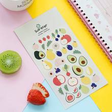 Coreia sonia scrapbooking alta qualidade adesivo frutas frescas artigos de papelaria diy artesanato decoração casa suprimentos suatelier adesivos 2024 - compre barato