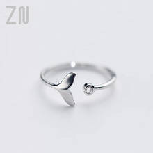 ZN кубический циркон рыбы регулируемое кольцо Сказка Мечта Кольца для женщин модные ювелирные изделия обручальное кольцо для женщин 2024 - купить недорого