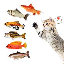 Pet Cat Toys Electric Catnip Fish Toys USB Rechargeable Interactive Moving  Funny Catnip Wagging Tail Fish Cat Products 2024 - buy cheap