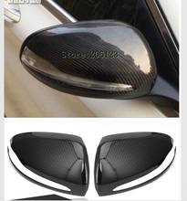 For Mercedes C E S GLC Class X253 C253 W213 S213 W205 S205 A205 C205 W222 Carbon Fiber Mirror Rearview Cover Accessories 2024 - buy cheap