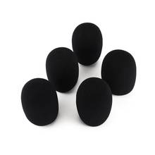 5pcs Headset Replacement Foam Microphone Cover Mic Cover Windshield Headset Wind Shield Pop Filter Mic Cover Foam 2024 - buy cheap