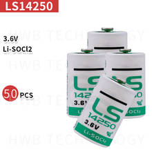SAFT-50 baterías de litio PLC LS14250 AA 3,6 V 900mAh, lote de 50 unidades 2024 - compra barato
