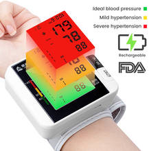 Monitor electrónico de presión arterial de muñeca, esfigmomanómetro médico Digital, tonómetro automático, tensiómetro, medidor de presión arterial 2024 - compra barato