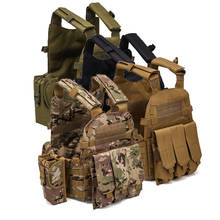 Outdoor Men Vest Hunting Airsoft Multicam Molle Vest Tactical Combat Nylon 6094 Vests Black Army Military Camo Clothes Vest Gear 2024 - buy cheap