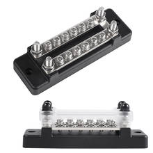 12 Terminal Bus Bar Anti-rust Durable Power Distribution Terminal Block With Transparent Cover For Car Boat Caravan 2024 - buy cheap