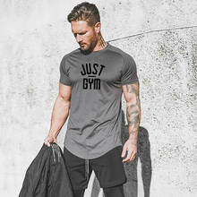 2019 Mesh Casual Mens Short Sleeve Running Shirts Quick Dry Compression Tshirt Fitness Tights Sport Shirt Men Gym Sports Wear 2024 - buy cheap