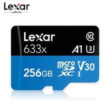 Lexar-tarjeta micro sd Clase 10, tarjeta TF 633X A1 95 MB/s, 256GB, SDXC, Flash, UHS-I, para Gopro/DJI/Nintendo switch 2024 - compra barato