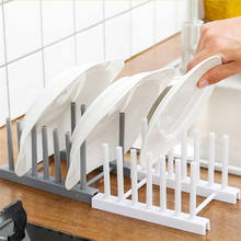 Kitchen Organizer Pot Lid Rack Stainless Steel Spoon Holder Pot Lid Shelf Cooking Dish Rack Pan Cover Stand Kitchen Accessories 2024 - buy cheap