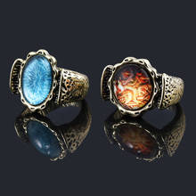 SG Винтажное кольцо Dark Souls для мужчин, кольцо Devourer of Gods, сапфировое кольцо, ювелирные изделия для косплея, подарок для фанатов 2024 - купить недорого