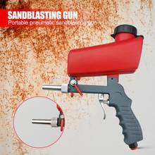 Portable Gravity Sandblasting Gun Handheld Pneumatic Sand Blasting Machine Adjustable Pneumatic Spray Gun 700cfm Power Tool 2024 - buy cheap