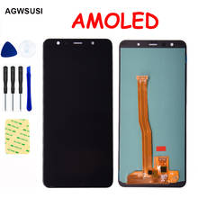 Pantalla LCD AMOLED para Samsung Galaxy A7, 2018, A750, SM-A750F, módulo de pantalla táctil, montaje de Sensor digitalizador 2024 - compra barato