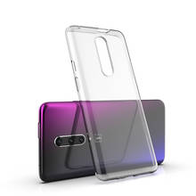 Capa de celular básica transparente, capa de silicone fino, para oneplus 7 7t 8 8t pro 5g nord 2024 - compre barato