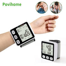 Monitor de presión arterial con voz, tonómetro de muñeca, pantalla Digital LCD, puksemmeter, esfigmomanómetro para el cuidado de la salud 2024 - compra barato