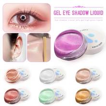 Hot Jelly Highlighter Eye Shadow Liquid Highlighter Shimmer Glow Illuminator Makeup Pigment Waterproof Glitter Eyeshadow TSLM2 2024 - buy cheap