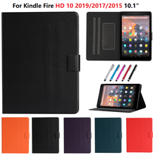 Чехол для Amazon Fire HD 10 (5-е/7е поколение 2015/2017 выпуска), чехол для планшета, полностью Защитный Мягкий ТПУ чехол Fire HD10 2019, чехол 2024 - купить недорого