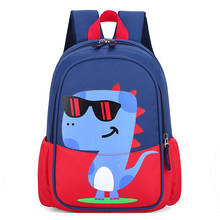 Mochila escolar infantil, mochila de desenho animado para meninos e meninas com dinossauro 2024 - compre barato