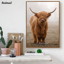 DIY Diamond painting Brown Cow 5D Full Square/Round Drill mosaic Diamonds Embroidery Wall Art Highland Cow Animal EE922 2024 - buy cheap