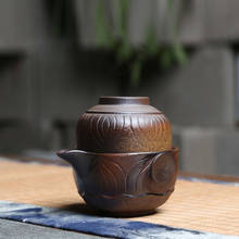 High Quality Elegant ceramic teapot gaiwan tea cup porcelain gaiwan tea sets portable travel Ceramics tea set 2024 - buy cheap