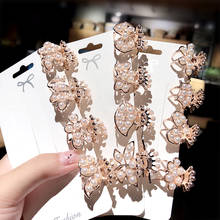 2019 New Fashion Fine Geometric Alloy Pearl Hairpins Women Elegant Small Hair Clip Hair Claws Headband Headwear Hair Accessories 2024 - buy cheap