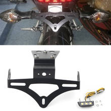 Motorcycle License Tag Plate Holder Bracket w/ LED Tail Tidy Fender Eliminator For Honda CB650F CBR650F 2014 2015 2016 2017 2024 - buy cheap