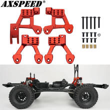 AXSPEED 4PCS RC Car Metal Shock Mount Rear & Front Shock Damper Towers for 1/10 RC Crawler Axial SCX10 II 90046 Upgrade Parts 2024 - buy cheap