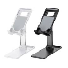 Ajustável do Metal do Desktop Tablet Holder para Telefones Tablets Suporte Do Telefone Móvel Dobrável Montar Acessórios 2024 - compre barato