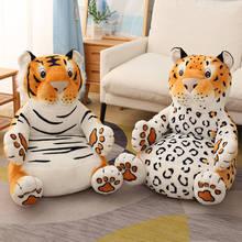 Real Life Tiger Dog Leopard Plush Sofa Pillow Plush Simulation Animal Skin Cushion Creative Decor Gift for Kids Baby 2024 - buy cheap