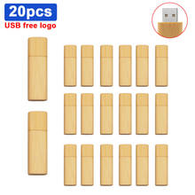 20pcs/lot Customize Logo Wood Wedding Gift USB 2.0 Flash Drive 4GB 8GB 16GB 32GB Pendrive Mini Creative Pen Drive Memory U Stick 2024 - buy cheap