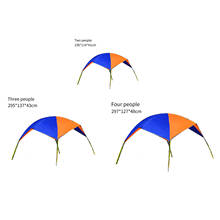 Portable Inflatable Fishing Sun Shade Rain Canopy Sailboat Awning Top Boat Shelter Kayak Kit Accessories Durable Oxford Cloth 2024 - buy cheap