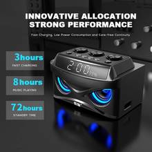 Computer Subwoofer LED Display Clock Bluetooth Speaker Portable Radio Outdoor Card U Disk Soundbox 3D Stereo Cool Lantern Audio 2024 - buy cheap