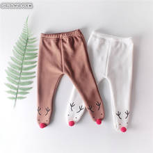 Mallas de invierno para bebé, Pantalones de Navidad para recién nacido, ropa para niña, Pantalones de lana para bebé, Leggings para niño 2024 - compra barato