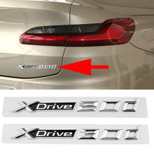 Emblema de letras Xdrive 20d 30d para coche, pegatina de guardabarros trasero de maletero 3D para BMW X2 X3 X4 X5 X6 X7 E83 F25 F26 E70 M performance, 1-20 Uds. 2024 - compra barato