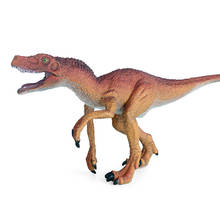 Имитация древнего динозавра, модель животных, детские игрушки, украшение, дракон Herrera, черный Ruisaurus, тиранозавр, рождественские подарки 2024 - купить недорого