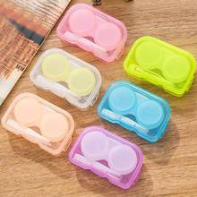 1Pcs Random Color Contact Lens Case Transparent Pocket Plastic Travel Kit All In One Contact Lenses Easy Take Holder Container 2024 - buy cheap